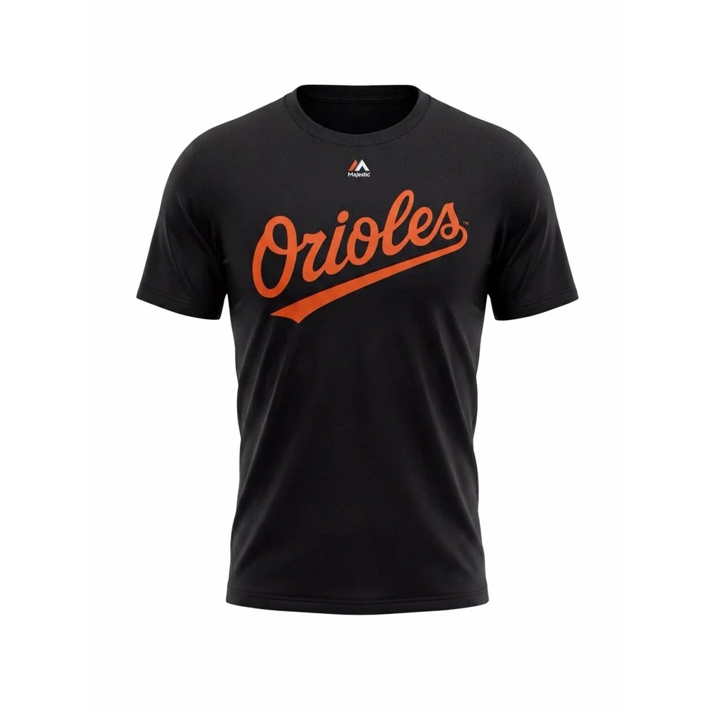Davis #19 Kids XL  Majestic Baltimore Orioles Black T-Shirt